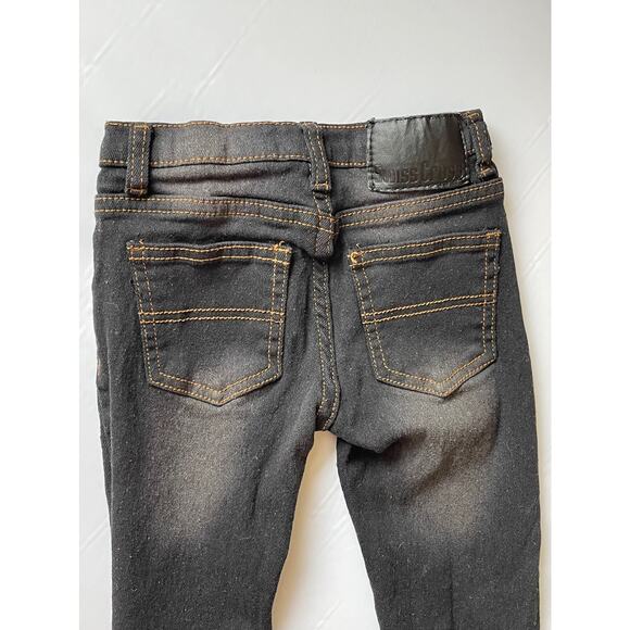 Swiss Cross Girls Size 4T Jean Black Straight Leg Denim - Picture 3 of 7